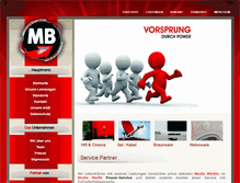 Tablet Screenshot of mb-servicepartner.de